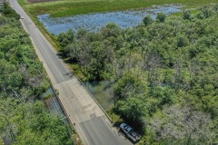 The field alongside Pescadero Creek Road (west of town) flooded frequently before the project.