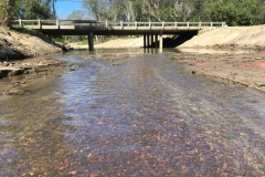 Post Project: After one good rainstorm, the sour from the creek revealed beautiful gravels that fish will love to spawn in.