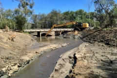 Pescadero Creek Road Bridge After Sediment Removal