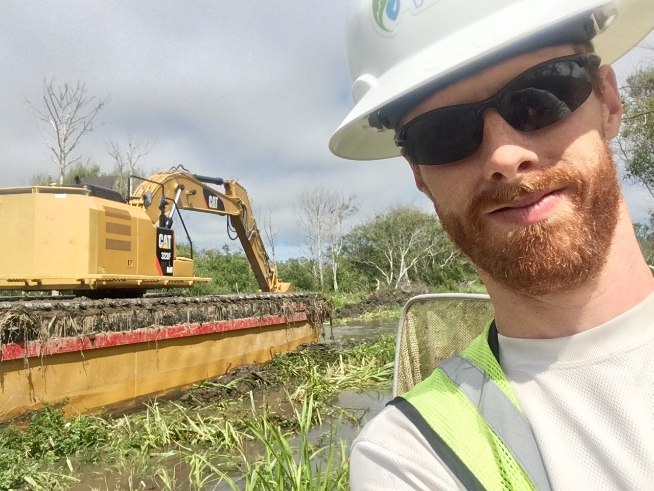 Project Manager Andrew Hall on site, June 13 2019