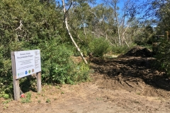 Access point at Pescadero Creek Road, September 2019