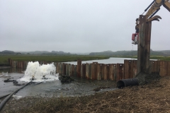 Coffer Dam Installation, June 2019