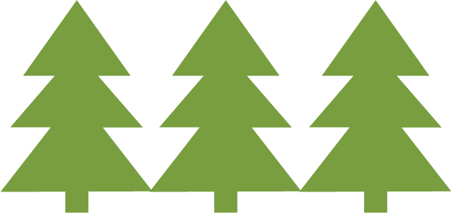 Forest Three trees icon.